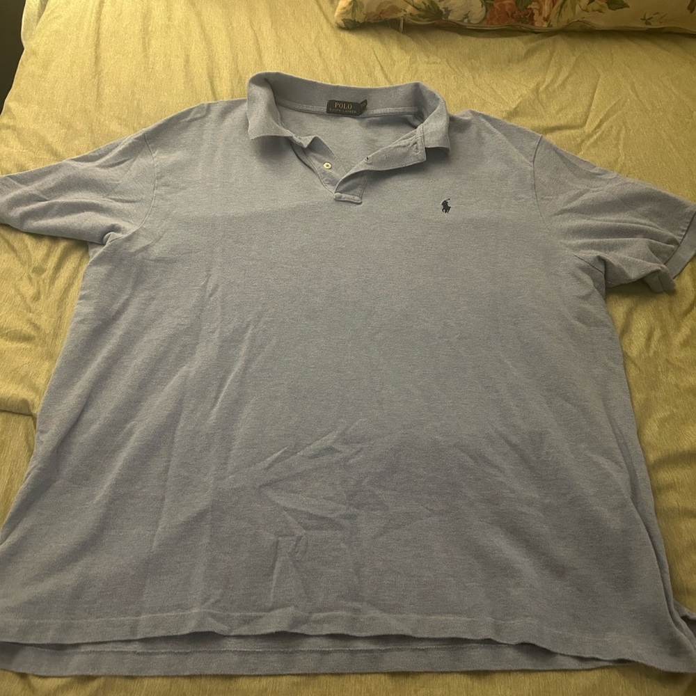Polo by Ralph Lauren Men's Sky Blue Polo Shirt